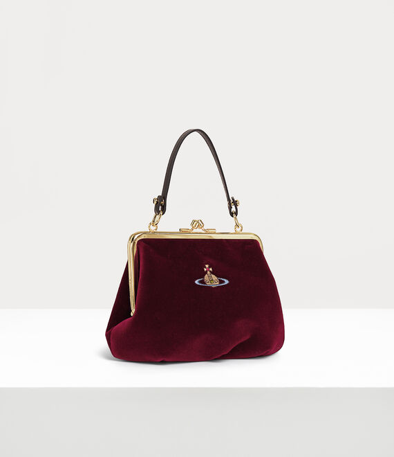 Vivienne Westwood Granny Frame Purse in BURGUNDY